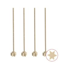 Mieszadełko koktajlowe drewniane Star 17 cm 50 szt.