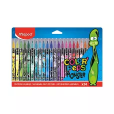 Flamastry Colorpeps Monster 24 sztuki w etui kartonowym