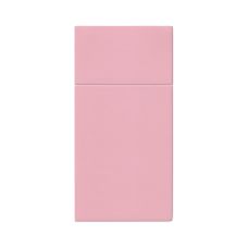 Torebki-serwetki na sztućce papierowe Premium Airlaid różowe 40 x 40 cm 25 szt.