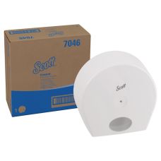 Dozownik do papieru toaletowego Jumbo SCOTT Control 7046 centralne odwijanie biały