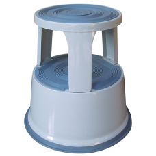 Taboret Biurowy Q-Connect, Mobilny, Metalowy, Szary