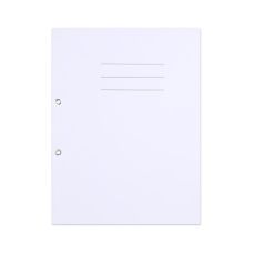 Skoroszyt OFFICE PRODUCTS kartonowy oczkowy z nadrukiem A4 250gsm biały