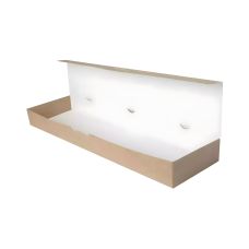 Pudło na Zapiekanki Papierowe 38 x 11 x 5 cm Pojemność 100 Sztuk