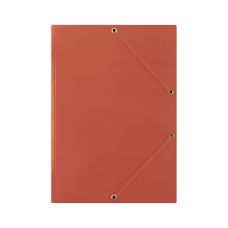 Teczka z gumką DONAU kartonowa A4 400gsm 3-skrzydłowa czerwona