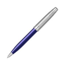 Długopis Scrikss 39, ciemnoniebieski, chromowany długopis w pudełku