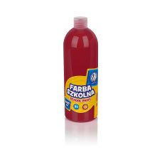 Farba Plakatowa Szkolna Astra Czerwona Ciemna 1000 ml