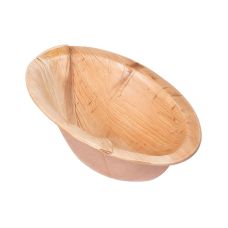 Miseczka z liści palmowych naturalna 70 ml wymiary 10 x 7,2 x 4,8 cm 25 sztuk