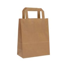 Torba pakowa ucho płaskie 320x220x250 brązowa