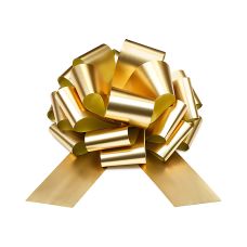 Kokarda Dekoracyjna DIY do Złożenia Jasny Złoty 30 cm