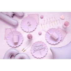 Świeczki Urodzinowe Happy Birthday Fioletowe 2,5 cm (13 sztuk)