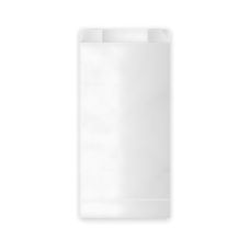 Torebka śniadaniowa papierowa biała na 0,5 kg wymiary 10+5 x 22 cm 100 sztuk