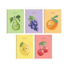 Zeszyt A6 w Kratkę Happy Fruits 32 Kartki Papier 70g/m2