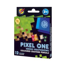 Kredki grafionowe Pixel One zestaw 12 kolorów