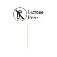 Patyczki do przekąsek papierowe Lactose Free 8 cm 100 sztuk