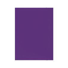 Teczka z gumką OFFICE PRODUCTS kartonowa A4 300gsm 3-skrzydłowa fioletowa