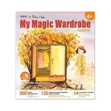 Książka do Zabawy Moja Magiczna Garderoba Jesień Kreatywna dla Dzieci
