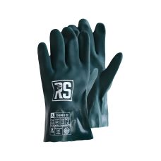 Rękawice chemiczne RS Duplo trzykrotnie powlekane PVC 27 cm zielone rozmiar 10