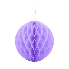 Kula Bibułowa Dekoracyjna Liliowa 20 cm