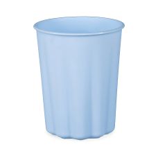 Kubeczki Plastikowe Falbanka Wielorazowe Błękitne 220 ml (4 sztuki)