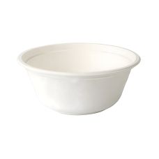Miska z pulpy drzewnej biała 1000 ml średnica 17 cm wysokość 7 cm 50 sztuk