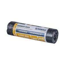 Worki na śmieci DONAU HOME, uniwersalne, 60l, 20 szt., czarne