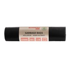 Worki na śmieci DONAU ECO, mocne (LDPE), 160l, 10 szt., czarne