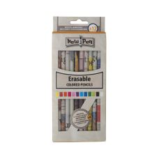 Kredki ołówkowe New Pen 12 sztuk zmywalne
