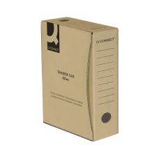 Pudło archiwizacyjne Q-CONNECT kartonowe na dokumenty A4 100 mm szare