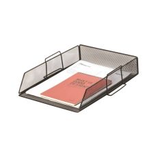 Szufladka na biurko Q-CONNECT Office Set metalowa czarna do organizacji dokumentów A4