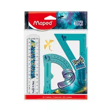 Zestaw Twist’n Flex Mini Dragon linijka 15cm ekierka kątomierz