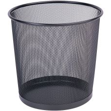 Kosz Na Śmieci Q-Connect Office Set, Metalowy, 12L, Czarny