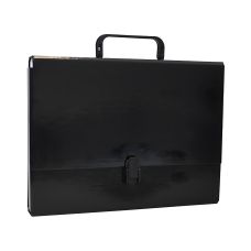 Teczka pudełko OFFICE PRODUCTS z polipropylenu A4 5 cm z rączką i zamkiem czarna