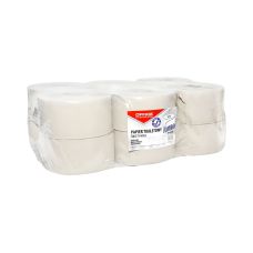 Papier toaletowy makulaturowy OFFICE PRODUCTS Jumbo jednowarstwowy 120m szary 12 sztuk