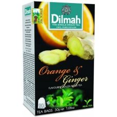 Herbata czarna Dilmah z aromatem pomarańczy i imbiru 20 torebek