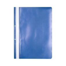 Skoroszyt OFFICE PRODUCTS A4 na 2 otwory wpinany granatowy 100/170 mikronów
