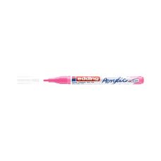 Marker akrylowy Edding e-5300, okrągła końcówka 1-2 mm, różowy neonowy