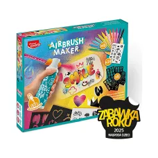 Airbrush Maker Creativ do Malowania Sprayem z Flamastrami i Szablonami