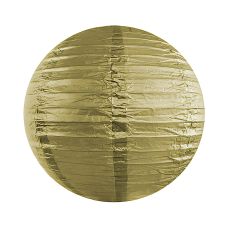 Lampion Papierowy Złoty Dekoracyjny 35 cm