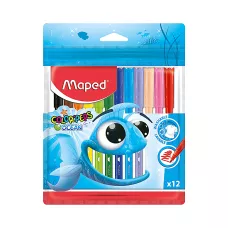 Flamastry Color'Peps Ocean 12 sztuk w etui