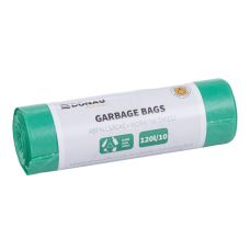 Worki na śmieci DONAU HOME, do segregacji, szkło (LDPE), 120l, 10 szt., zielone