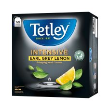 Herbata czarna Earl Grey cytrynowa Intensive TETLEY w torebkach 100 sztuk