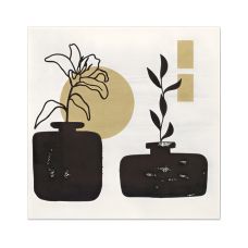Serwetki papierowe trzywarstwowe Modern Vases 33 x 33 cm 20 sztuk