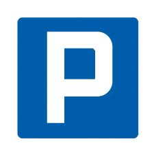 Znak Parking TDC na płycie PCV 1mm 330x330mm nieświecący