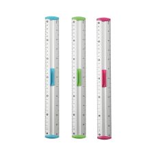 Linijka z uchwytem KEYROAD Measure Clip, 30 cm, mix kolorów, 1 sztuka