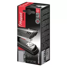 Zszywacz Metalowy Advanced Krótki Magazynek Grafitowy Metaliczny do 25 Kartek