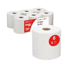 Ręcznik Papierowy WYPALL L20 Centralne Odwijanie Dwuwarstwowy Biały 6 rolek