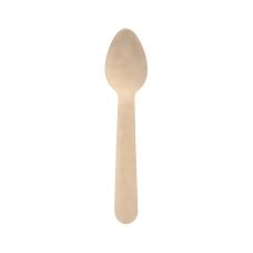 Łyżeczki drewniane woskowane 11 cm do gastronomii eventów catering 100 szt.