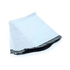 Foliopaki kurierskie z klejem permanentnym 400x500 mm czarno-białe, 100 sztuk