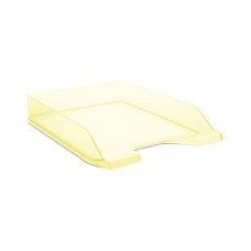Szufladka na dokumenty DONAU polistyrenowa A4 standard żółta 1 sztuka