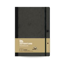 Notatnik Flexbook 17cm x 24cm Adventure  w kropki czarny